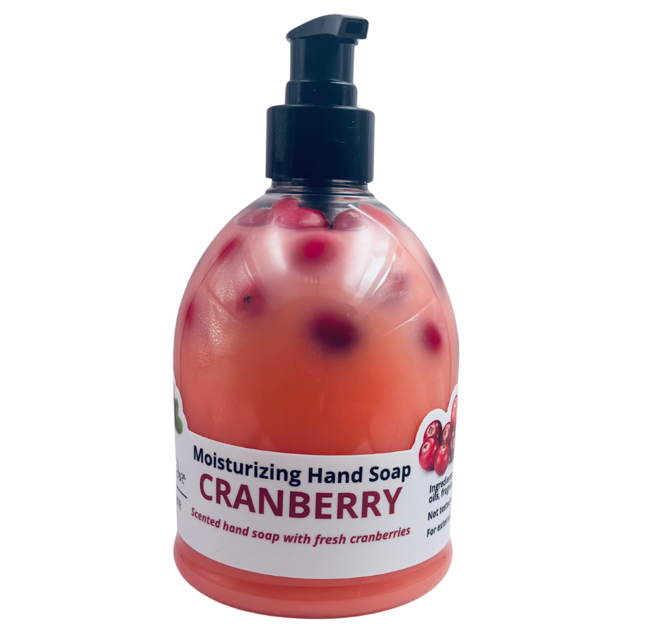 NEW! Frosted Cranberry Hand Soap- Limited Quantities